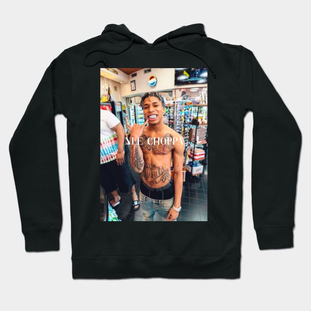 NLE Choppa Hoodie by jhalfacrelange